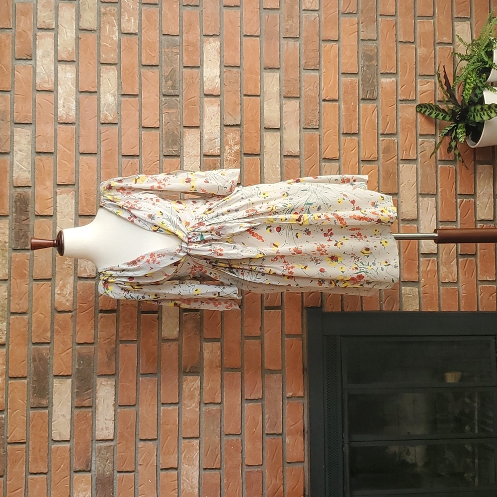 100% Silk Baraschi Floral Dress